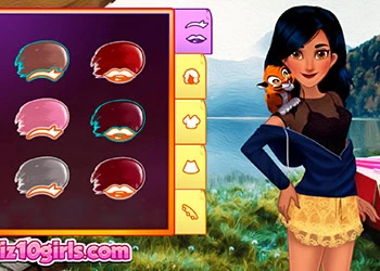 Jasmine E Rapunzel In Campeggio screenshot del gioco