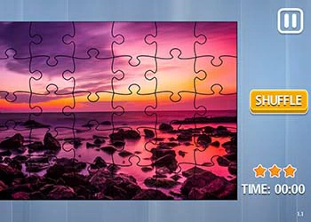 Puzzle: Sonnenuntergänge Spiel-Screenshot
