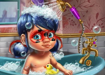 Ladybug Baby Shower Care თამაშის სკრინშოტი