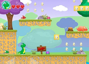 Little Dino Adventure екранна снимка на играта
