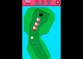 Aventura De Minigolfe captura de tela do jogo