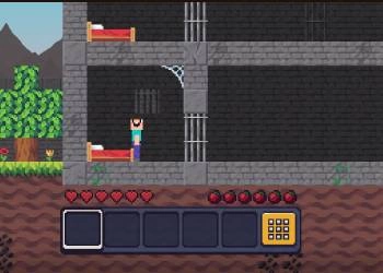 Noob Miner: Flucht Aus Dem Gefängnis Spiel-Screenshot