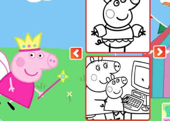 Peppa Pig Coloring Book game screenshot