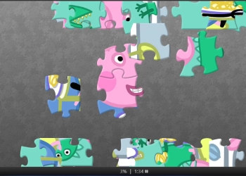Peppa Pig: George – Puzzle captură de ecran a jocului