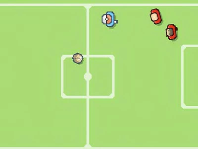 Pixel Fodbold skærmbillede af spillet