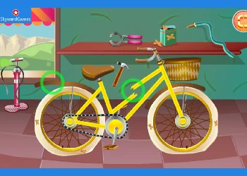 Reparación De Bicicletas Rapunzel captura de pantalla del juego