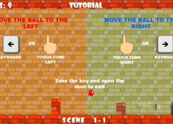 Rode Bal Versus Groene Koning schermafbeelding van het spel
