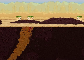 دودة الرمل لقطة شاشة اللعبة