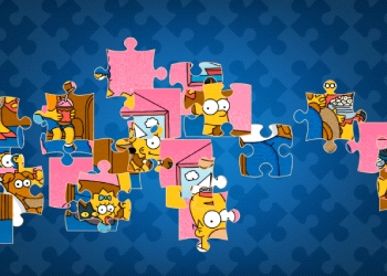 Simpsons Puzzle-Sammlung Spiel-Screenshot