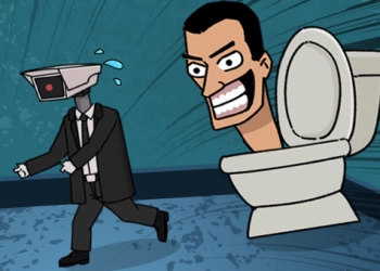 Skibidi Toilet Spookslaapzaal schermafbeelding van het spel