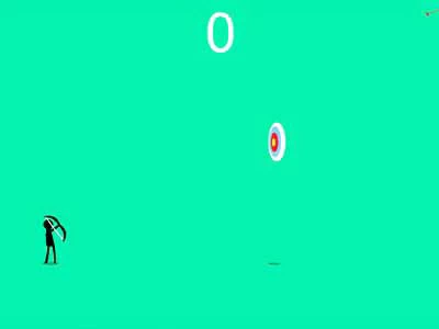 Tiro Com Arco Stickman captura de tela do jogo