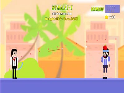 Super Bowmasters екранна снимка на играта