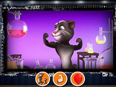Sprechender Tom Im Labor Spiel-Screenshot