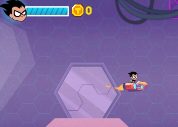Teen Titan Go: Атаката На Дроните екранна снимка на играта