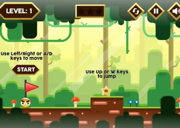 Aventura De La Bola Amarilla captura de pantalla del juego